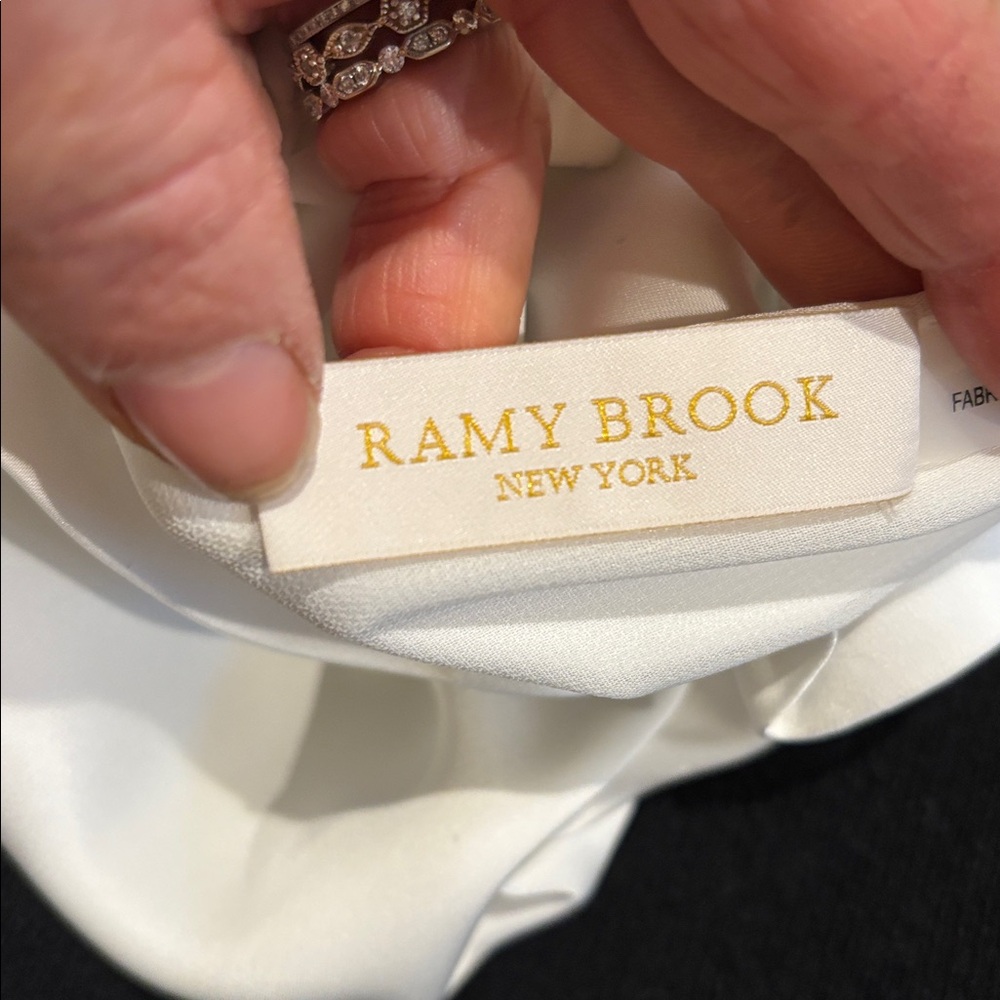 Darling Ramy Brook sleeveless top with velvet bow XS - Picture 5 of 7